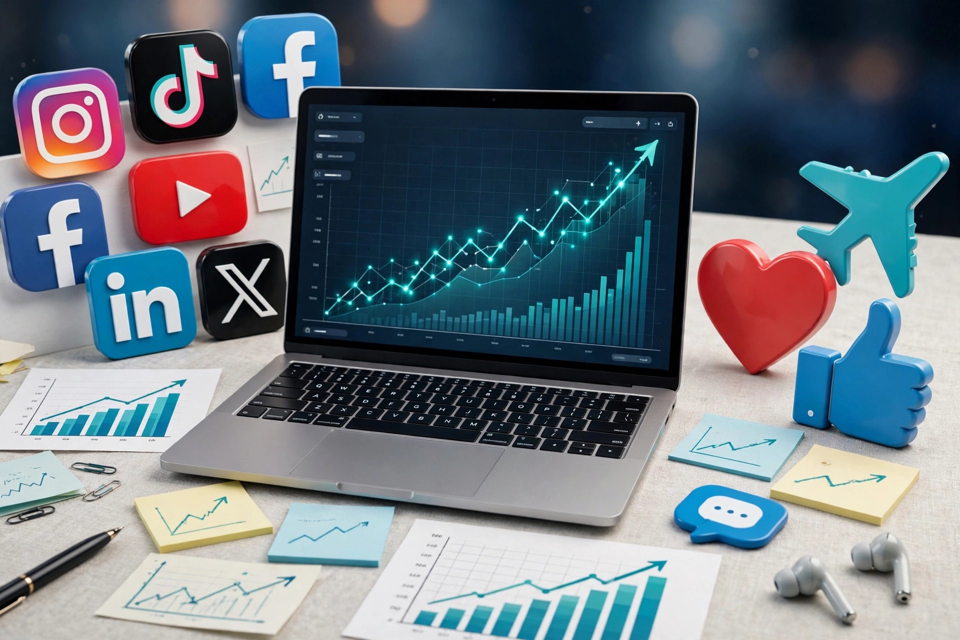 Go viral in Social media plans unlimited access in social media ♿